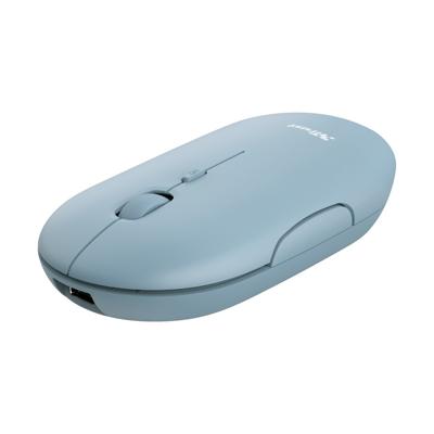 TrustPUCK WIRELESS RECHARGABLE MOUSE Muis Blauw