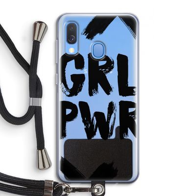 Girl Power #2: Samsung Galaxy A40 Transparant Hoesje met koord
