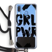 Girl Power #2: Samsung Galaxy A40 Transparant Hoesje met koord