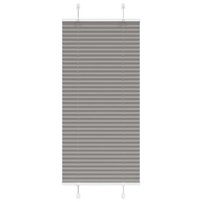 VidaXL Plissé rolgordijn 55x150 cm stofbreedte 54,4 cm antraciet