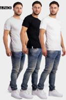 Lacoste Essentials T-Shirt 6-Verpakking Wit/Zwart/Grijs - Maat XS - Kleur: WitZwartGrijs | Soccerfanshop
