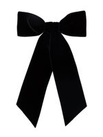 Jennifer Behr wide bow hair clip - Noir