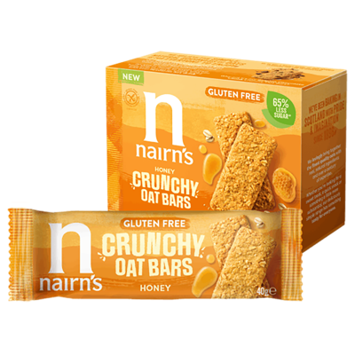 Crunchy oat bars honey glutenvrij 160 Gram