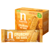 Crunchy oat bars honey glutenvrij 160 Gram