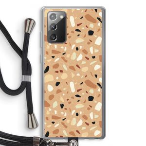 Terrazzo N°17: Samsung Galaxy Note 20 / Note 20 5G Transparant Hoesje met koord