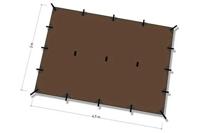 DD Hammocks DD Hammocks Tarp XL Olive Green of Coyote Brown 4,5 x 3
