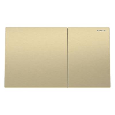 Geberit Drukplaat Sigma 70 Frontbediening 2-toets RVS Messing