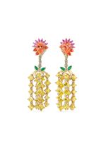 Anabela Chan boucles d'oreilles Pineapple en or 18ct - Jaune