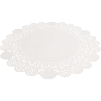 Taartrand | papier | Ø240mm | rond | wit | 2000 stuks