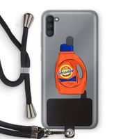 Ultra Sensitive: Samsung Galaxy A11 Transparant Hoesje met koord Ultra Sensitive: Samsung Galaxy A11 Transparant Hoesje met koord