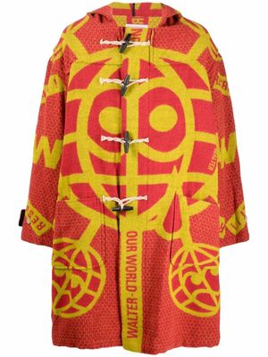 Walter Van Beirendonck Pre-Owned manteau Puk-Pukcoat à capuche (années 2000) - Jaune