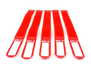 GAFER.PL GAFER.PL Tie Straps 25x400mm 5 pieces red