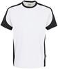 Hakro 290 T-shirt Contrast MIKRALINAR® - White/Anthracite - 5XL