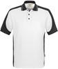 Hakro 839 Polo shirt Contrast MIKRALINAR® - White/Anthracite - L