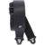 D&apos;Addario 25BAL00 Comfort Leather Auto Lock Guitar Strap Black gitaarband