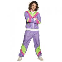 Boland Retro Trainingspak Heren Polyester maat XL - thumbnail