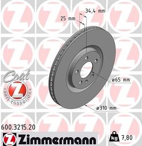 Remschijf Coat Z 600321520