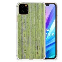 Apple iPhone 11 Pro Max Stevig Telefoonhoesje Green Wood - thumbnail