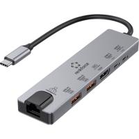 Renkforce RF-USBH-550 USB-C dockingstation Geschikt voor merk (dockingstation): Acer, Apple, Asus, Dell, HP, Huawei, Lenovo, Microsoft, Samsung Incl.