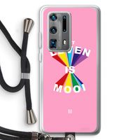 Het Leven Is Mooi: Huawei P40 Pro Plus Transparant Hoesje met koord