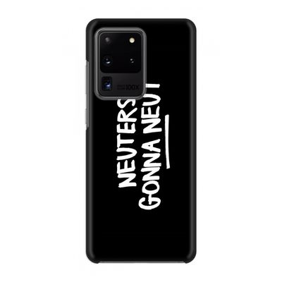 Neuters (zwart): Volledig geprint Samsung Galaxy S20 Ultra Hoesje
