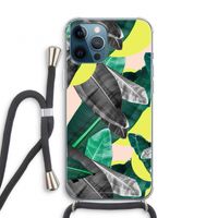 Fantasie jungle: iPhone 12 Pro Transparant Hoesje met koord
