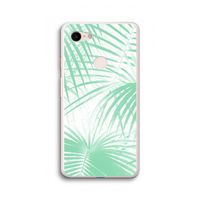 Palmbladeren: Google Pixel 3 XL Transparant Hoesje