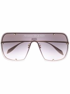 Alexander McQueen Eyewear lunettes de soleil à monture oversize - Or