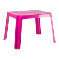 Kunststof kindertafel roze 55 x 66 x 43 cm   -