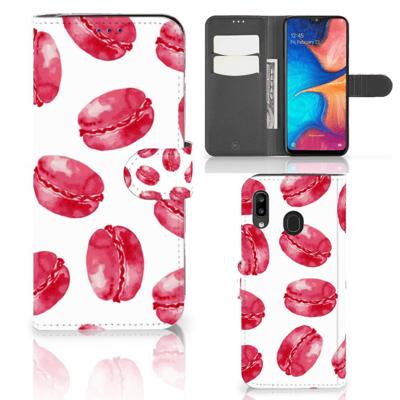 Samsung Galaxy A30 | Book Cover | Pink Macarons