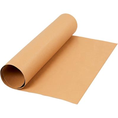 Creativ Company Faux leather papier lichtbruin, 1mtr.