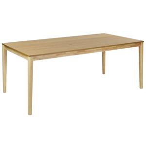 Beliani ERMELO - Eettafel-Lichte houtkleur-MDF