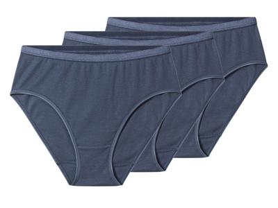 esmara Set van 3 dames onderbroeken (Blauw, M (40/42))