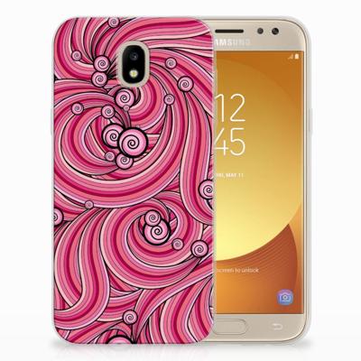 Samsung Galaxy J5 2017 | Hoesje maken | Swirl Pink