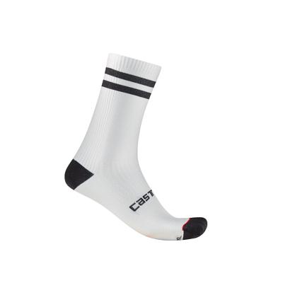 Castelli Originale 18 sock wit/zwart unisex