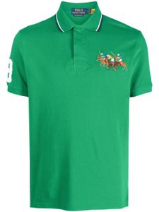 Polo Ralph Lauren chemise en coton à broderies - Vert