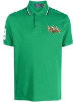 Polo Ralph Lauren chemise en coton à broderies - Vert - thumbnail