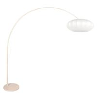 Steinhauer BooglampSparkled Light crème met witte kap Ø 60cm - 4318CR