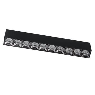 Lyora Zwarte opbouwspotMidi Led 10x1 leds - 4000K - 10060
