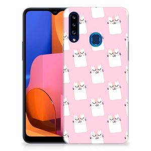 Samsung Galaxy A20s TPU Hoesje Sleeping Cats