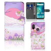 Xiaomi Mi A2 Lite | Telefoonhoesje | Met pasjeshouder | Bird Flying