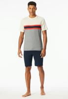 Schiesser Schiesser Pyjama Short light red 182607 58/3XL