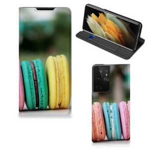 Samsung Galaxy S21 Ultra Flip Style Cover Macarons