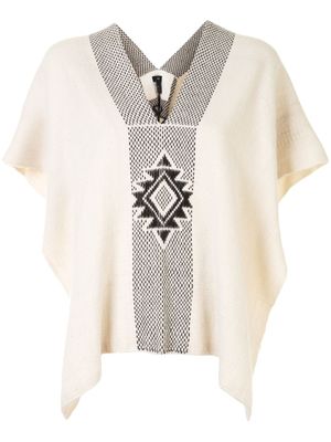 VOZ top en maille Manta Estrella - Blanc