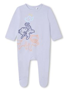 Kenzo Kids pyjama à imprimé graphique - Bleu