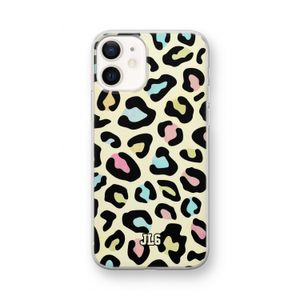 Leopard pattern: iPhone 12 mini Transparant Hoesje