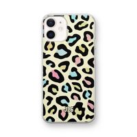 Leopard pattern: iPhone 12 mini Transparant Hoesje