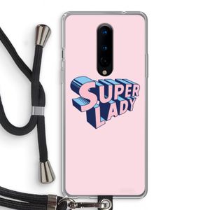 Superlady: OnePlus 8 Transparant Hoesje met koord
