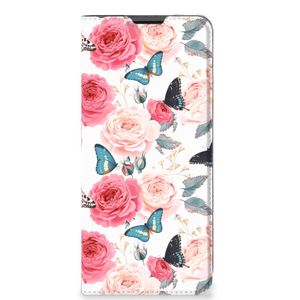 Motorola Moto G51 5G Smart Cover Butterfly Roses