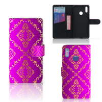 Wallet Case Huawei Y7 (2019) Barok Roze